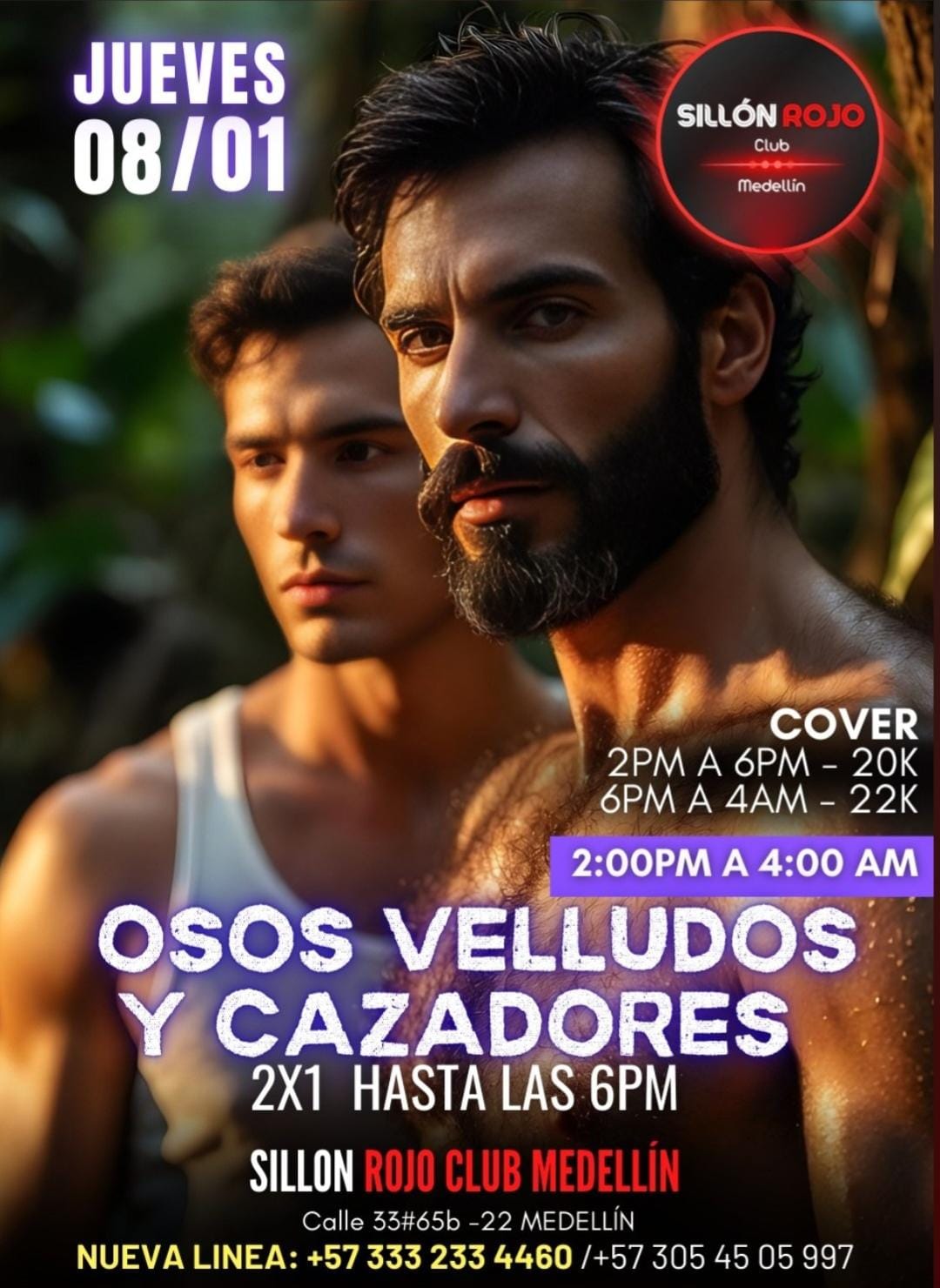 evento día jueves del sillon rojo club