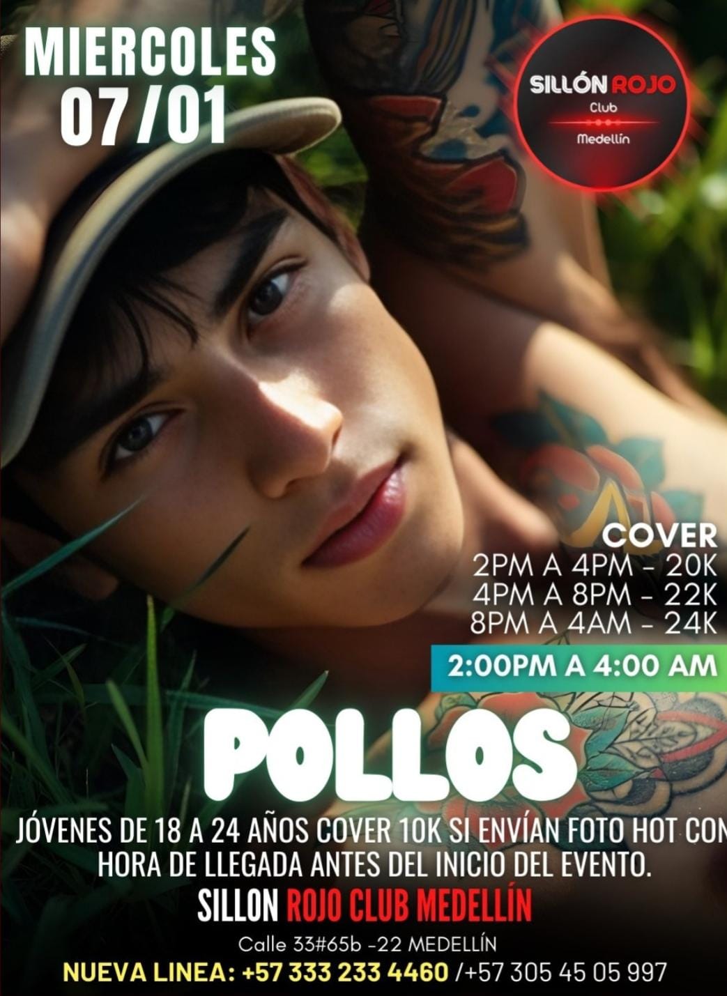 evento día miercoles del sillon rojo club